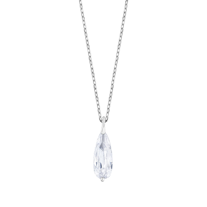 Shiny Spectra 925 Ayar Gümüş Su Damlası Kolye SSDN005