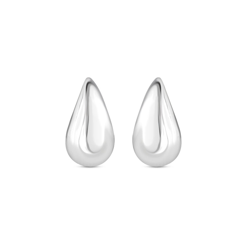 925 Ayar Gümüş Damla Form Küpe