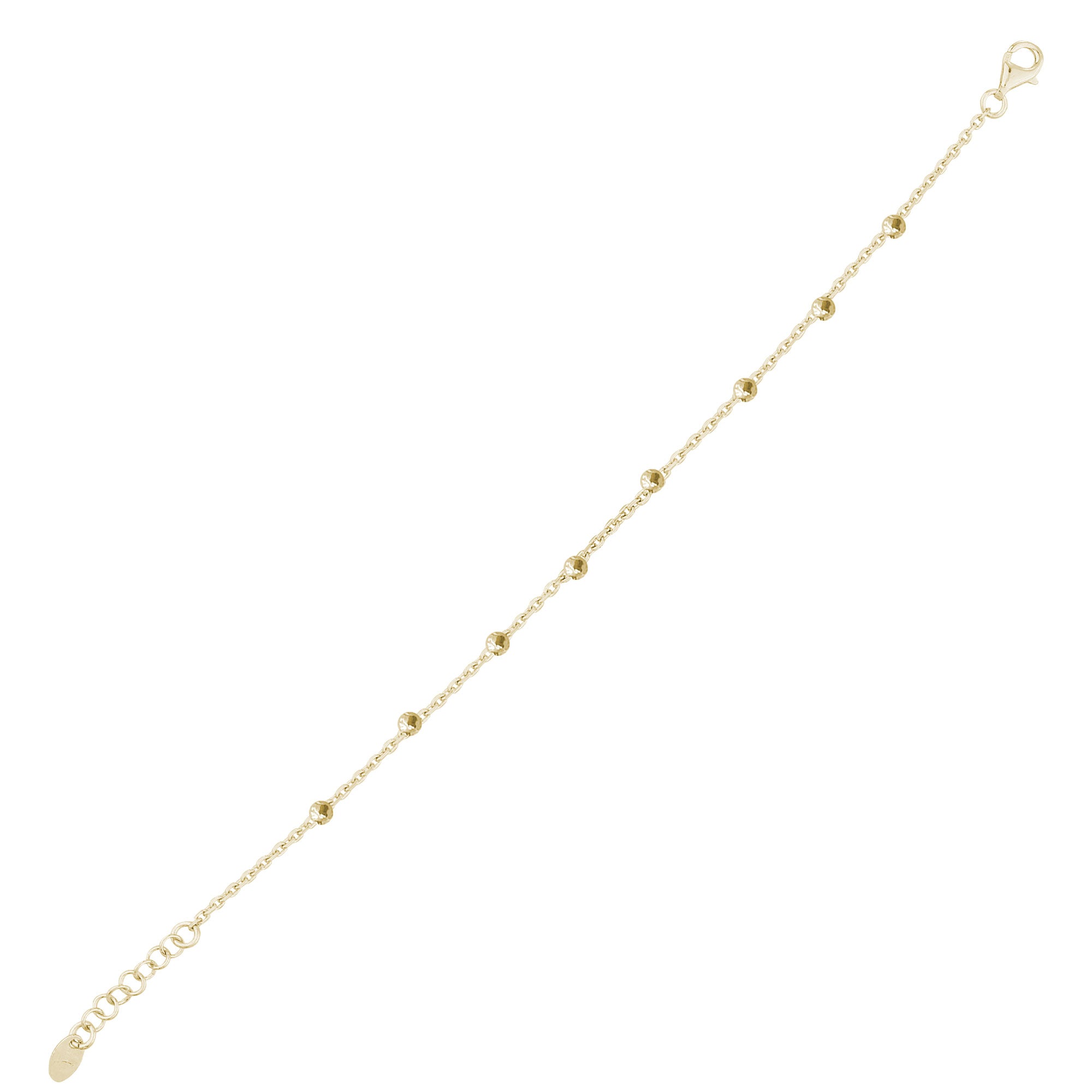 Toplu İnce Gümüş Tek Zincir Bileklik SS3TBLK