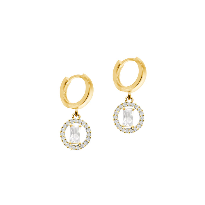 Baget Gümüş Huggie Küpe SSBAGET08