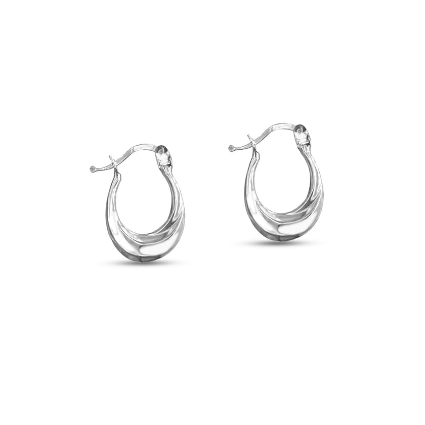 925 Ayar Gümüş Burgu Sade Küpe SSBURGU2K