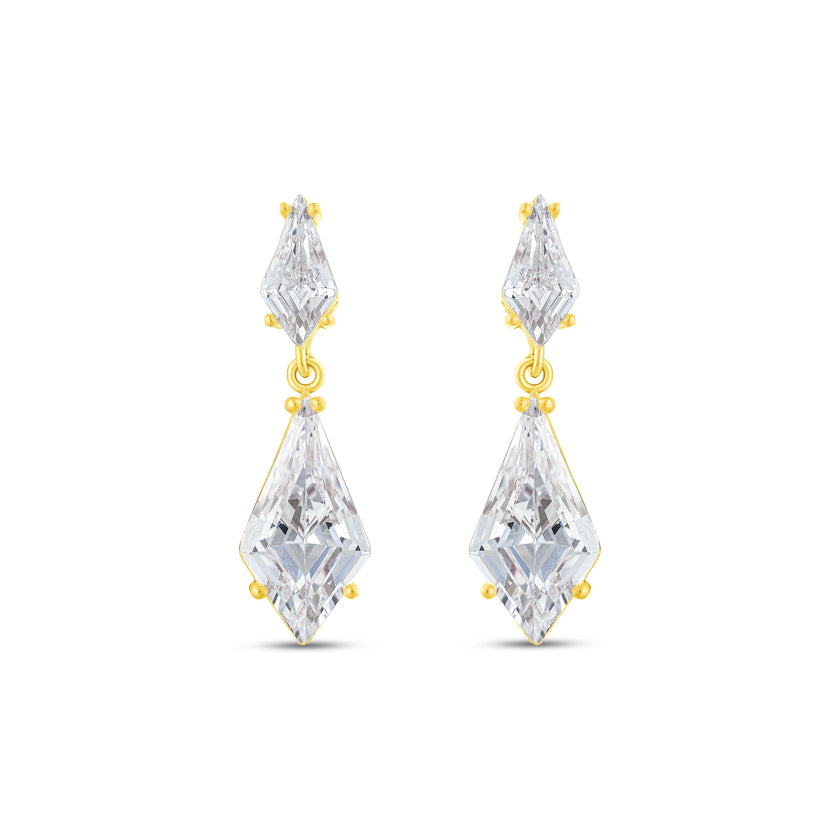 Damla Sallantılı 925 Ayar Gümüş Küpe SSDE003