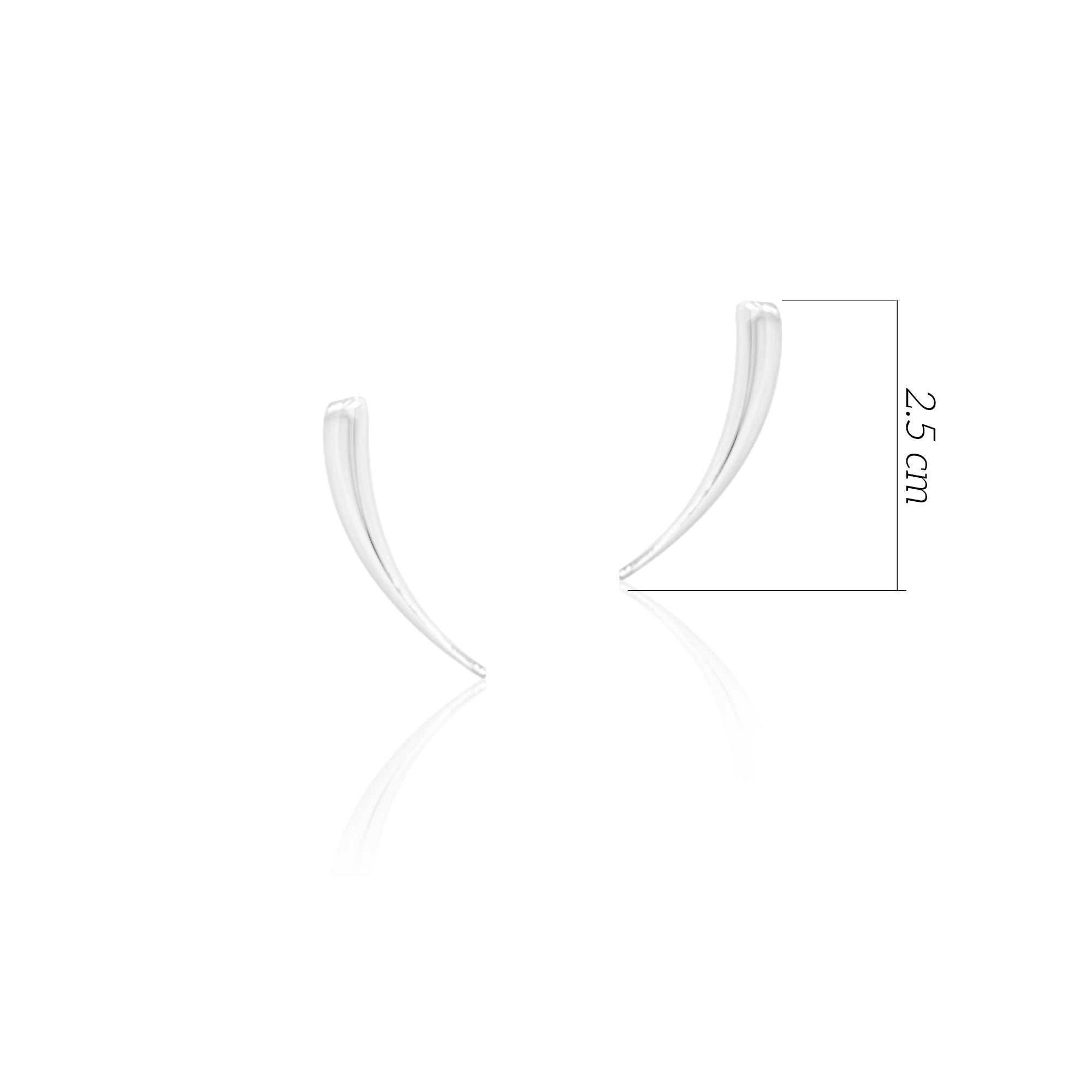 925 Ayar Gümüş Diş Küpe SSDİŞK