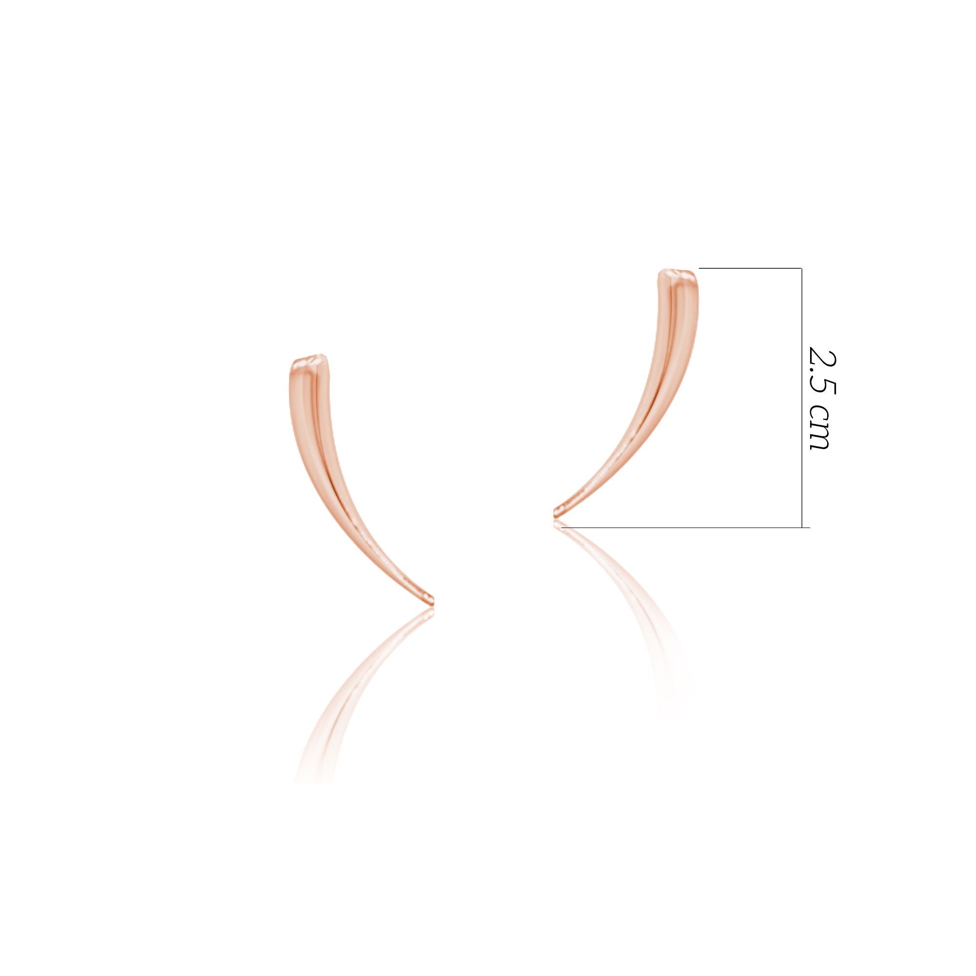 925 Ayar Gümüş Diş Küpe SSDİŞK