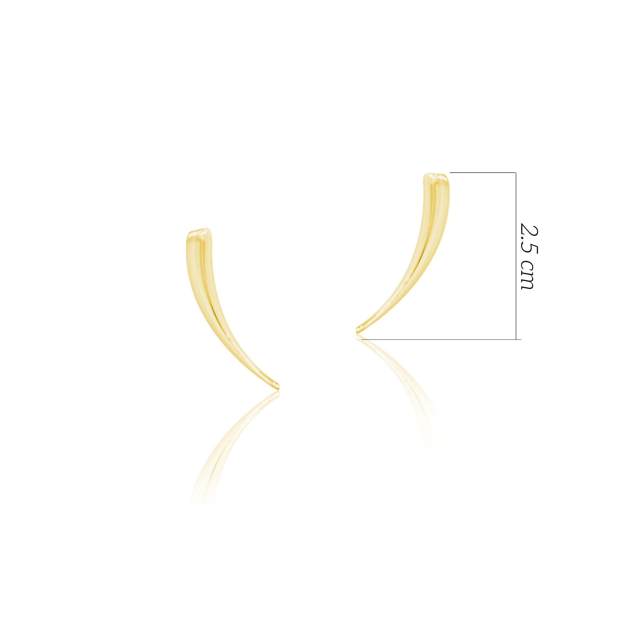 925 Ayar Gümüş Diş Küpe SSDİŞK