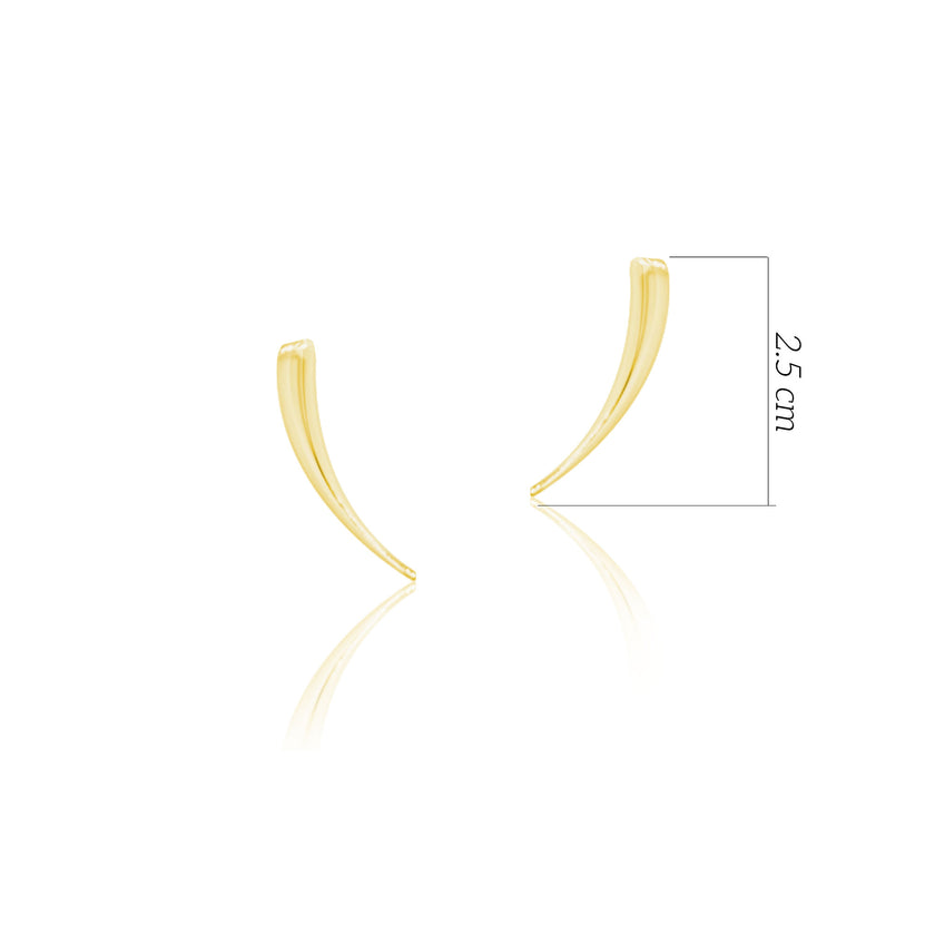 925 Ayar Gümüş Diş Küpe SSDİŞK