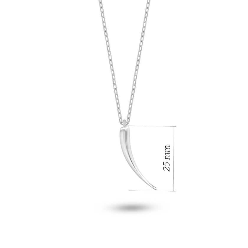 Diş Gümüş Kolye 925 Ayar Gümüş Kolye SSDİŞKL