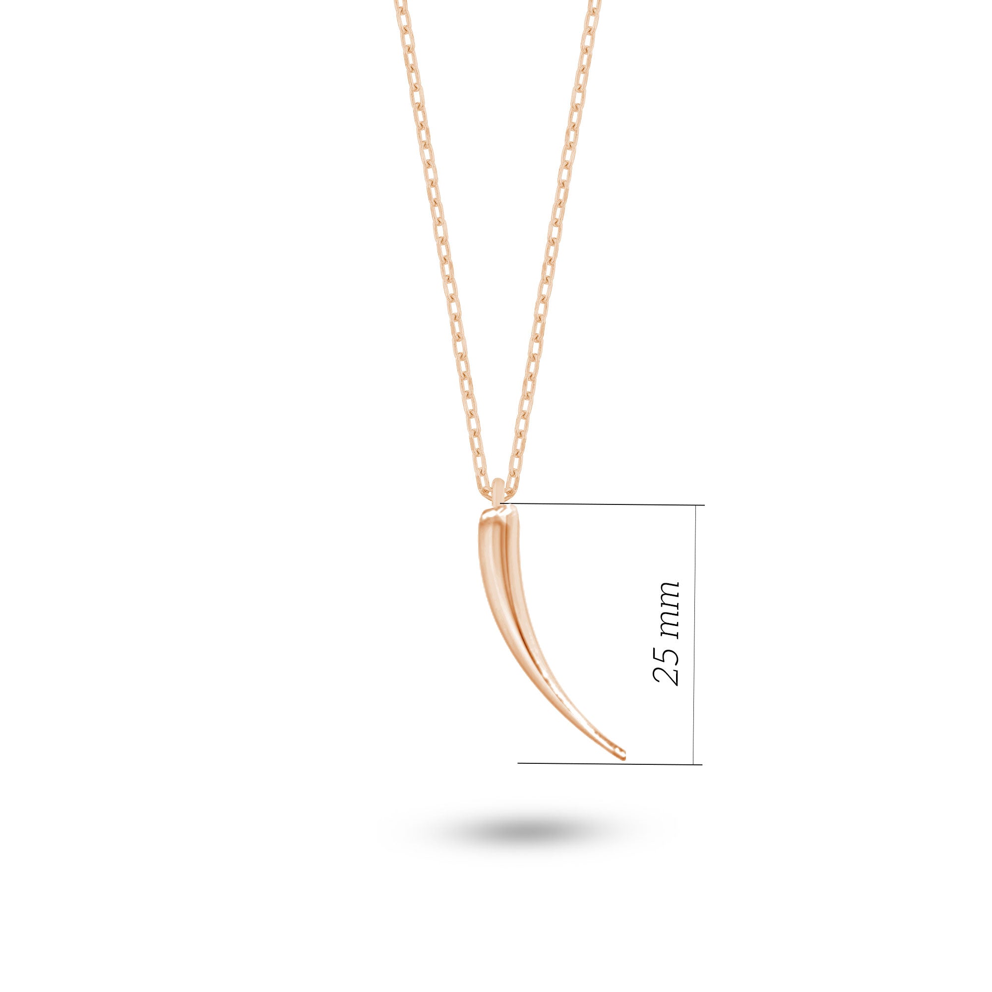 Diş Gümüş Kolye 925 Ayar Gümüş Kolye SSDİŞKL