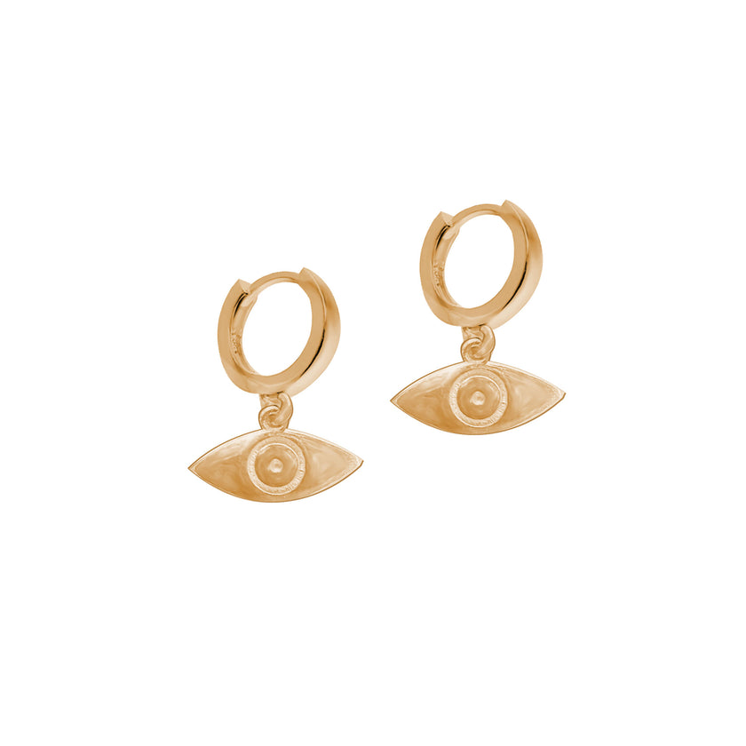 Gümüş Göz Sallantılı Sade Küpe SSGÖZK01