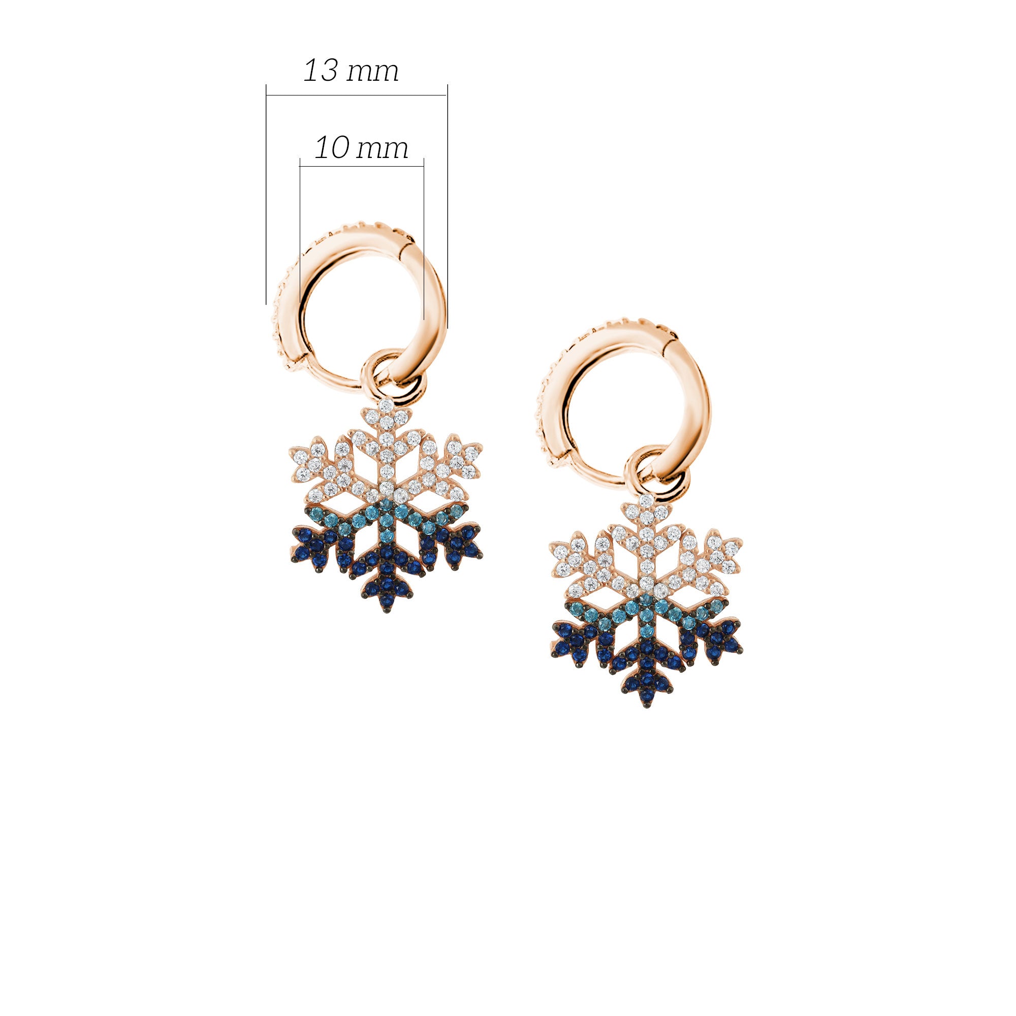 Sallantılı Kartanesi Gümüş Küpe 925 Ayar Gümüş SSKARTANESI