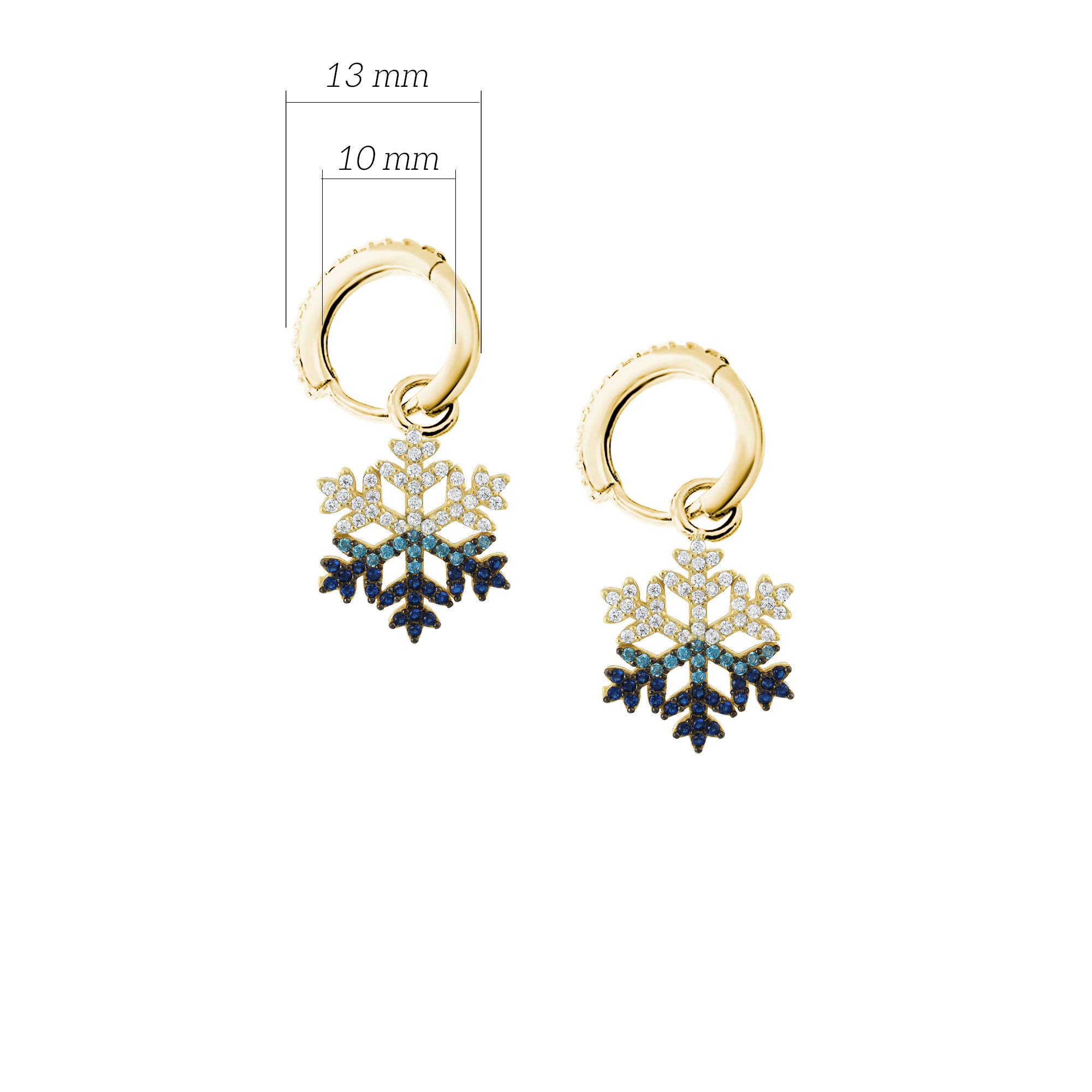 Sallantılı Kartanesi Gümüş Küpe 925 Ayar Gümüş SSKARTANESI