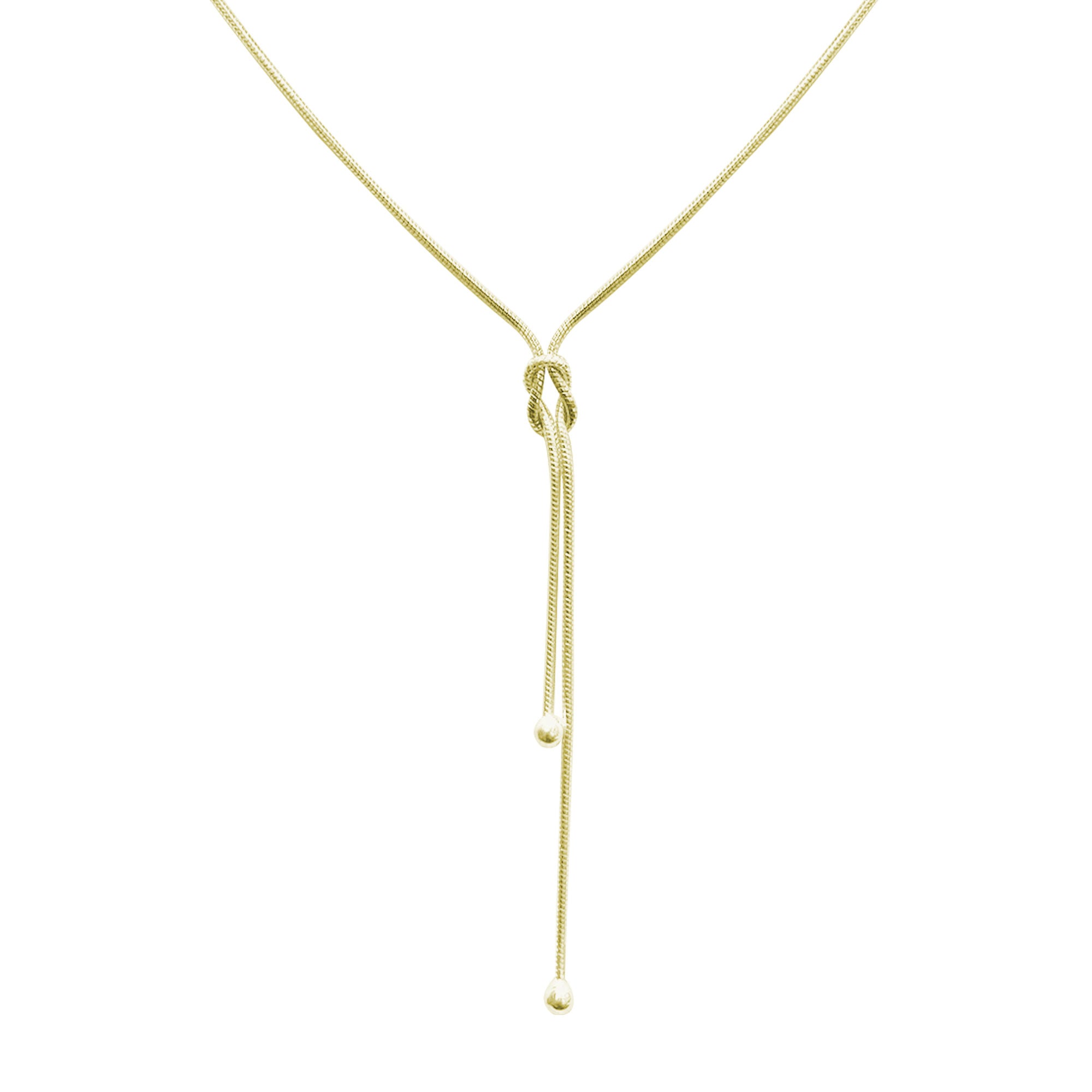 Aşk Düğümü Yılan Zincir 925 ayar Gümüş Kolye SSLOVEN1