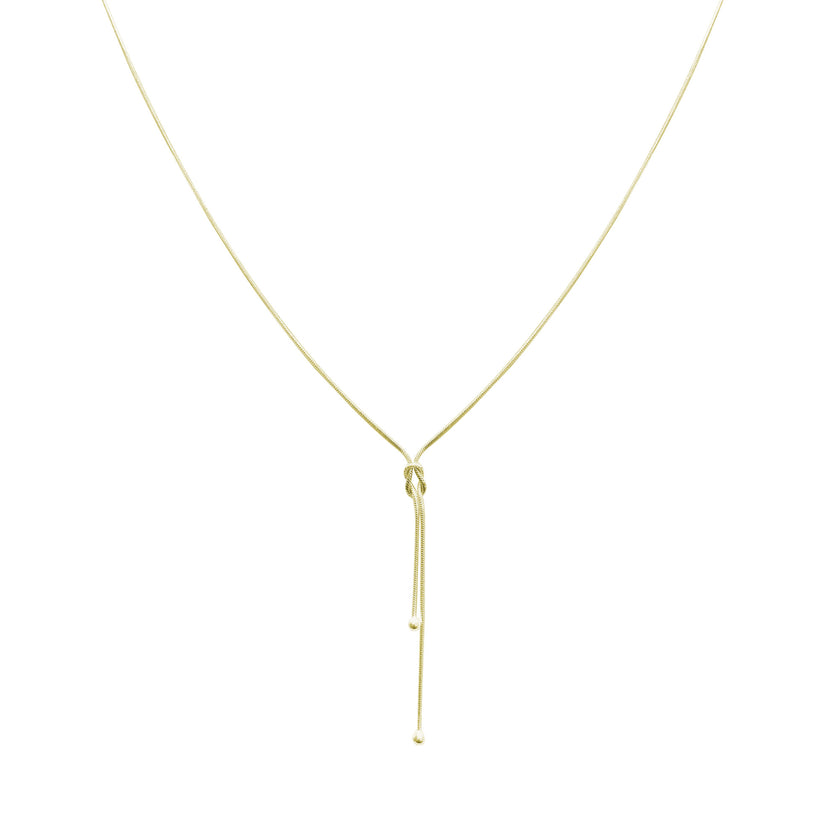 Aşk Düğümü Yılan Zincir 925 ayar Gümüş Kolye