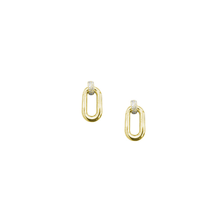 Modern Tasarım Oval Küpe 925 Ayar Gümüş Küpe SSOHARFKP