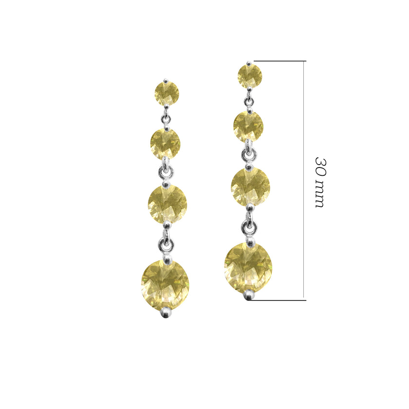 Zultanit Taşlı Sallantılı Küpe SSRENKS3