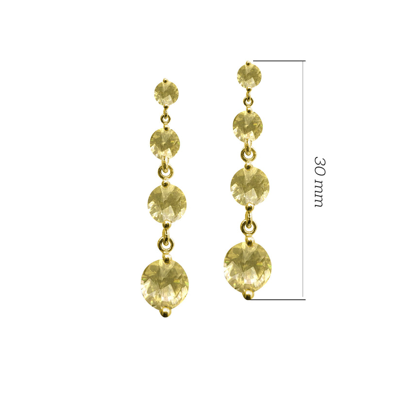 Zultanit Taşlı Sallantılı Küpe SSRENKS3