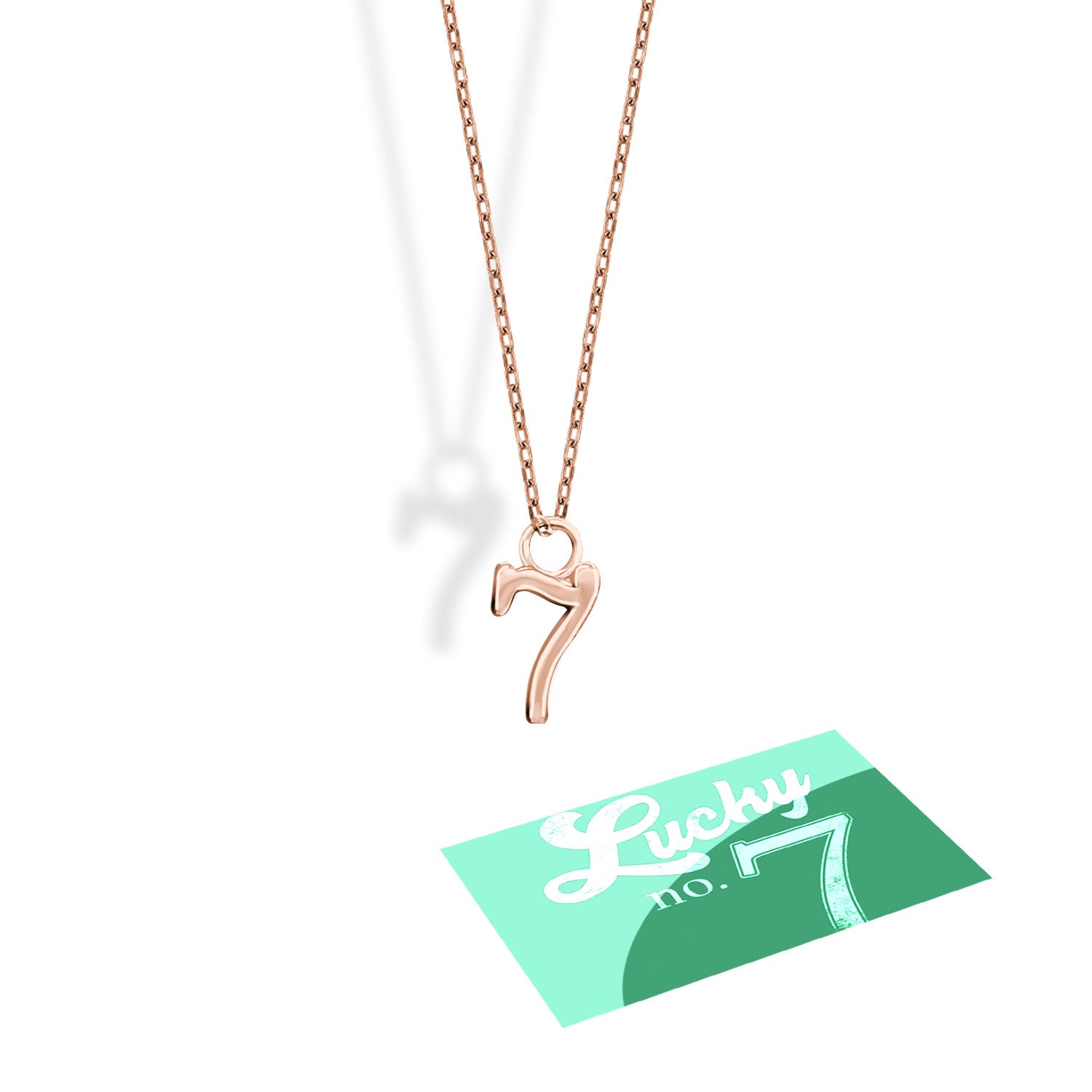 Shiny Spectra 925 Ayar Gümüş 7 Sayısı Kolye - Terazi Burcu İçin Şanslı Rakam, Maneviyat ve Denge Sembolü