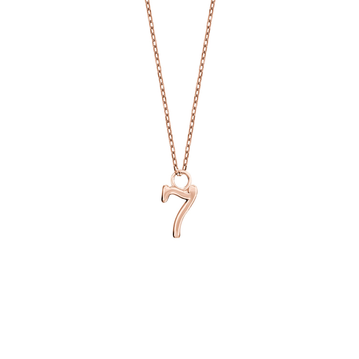 Shiny Spectra 925 Ayar Gümüş 7 Sayısı Kolye - Terazi Burcu İçin Şanslı Rakam, Maneviyat ve Denge Sembolü