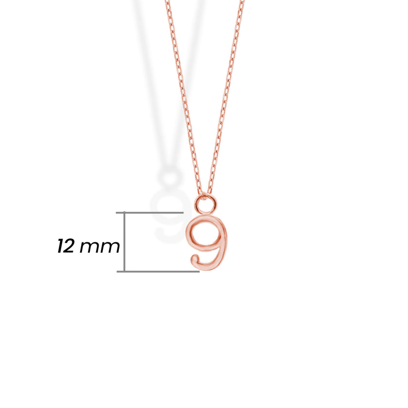 Shiny Spectra 925 Ayar Gümüş 9 Sayısı Kolye Balık Burcu İçin Ruhsal Yükseliş ve Şans Sembolü