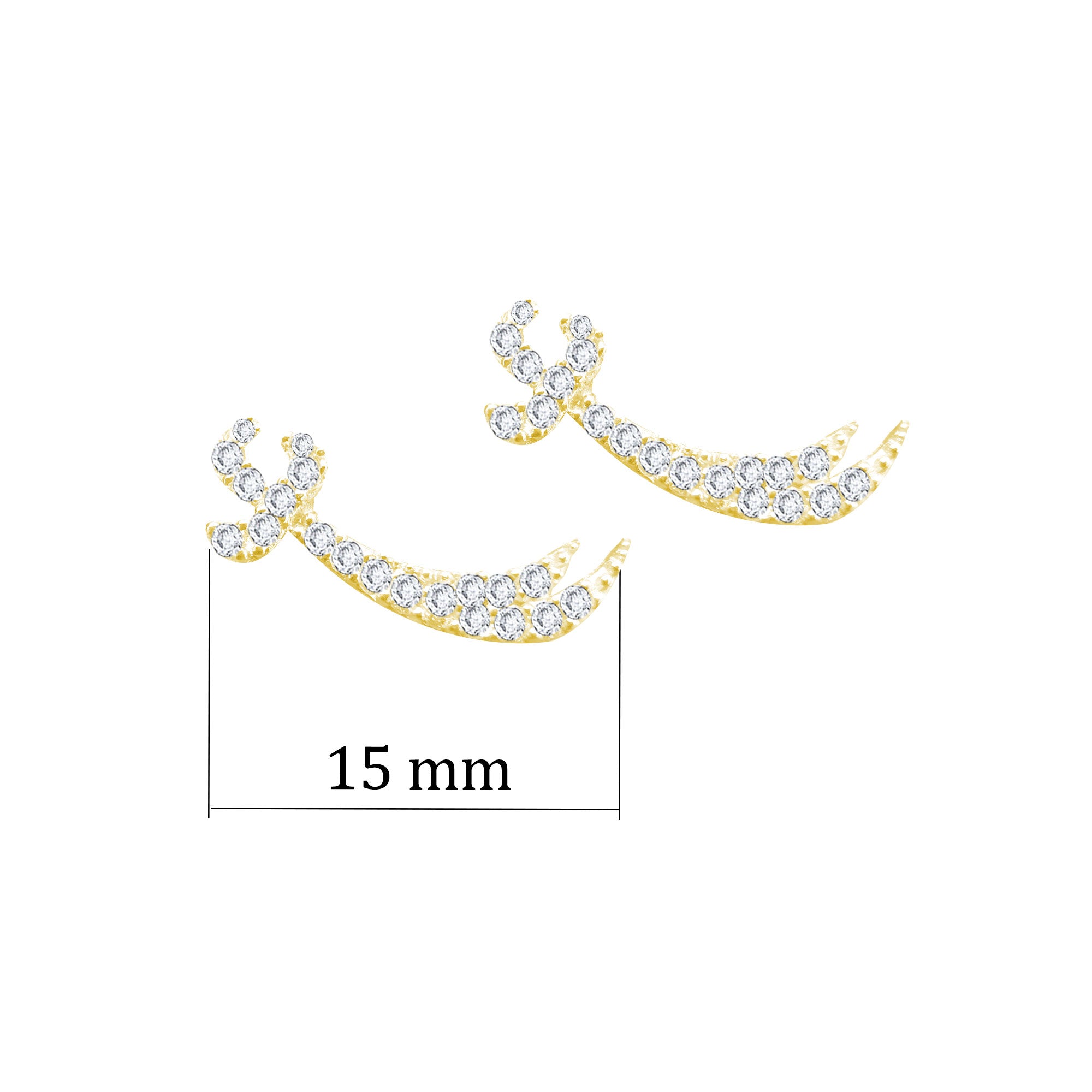 Zirkon Taşlı Zülfikar 925 Ayar Gümüş Küpe SSZLFKRK