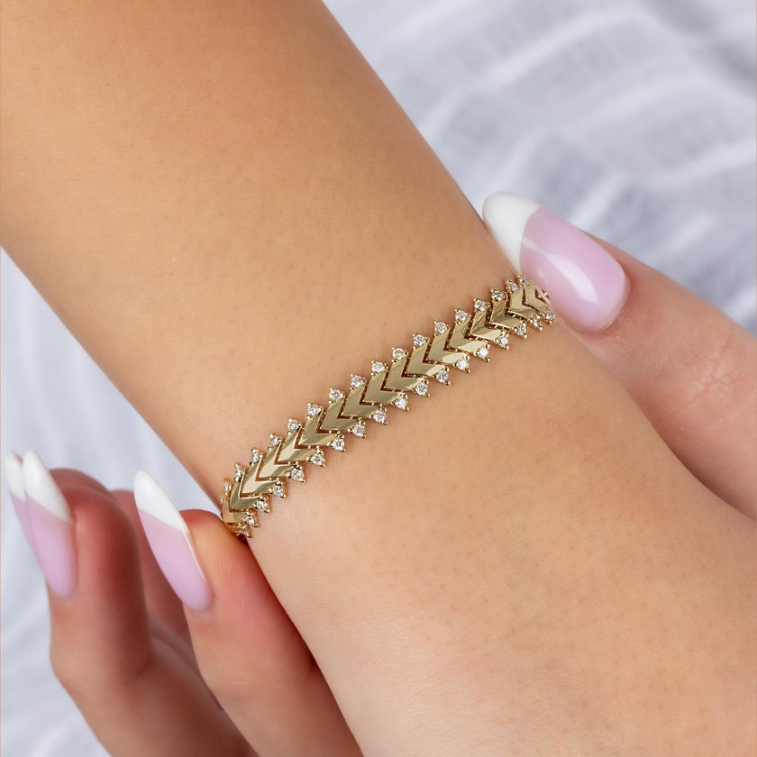 Shiny Spectra 0.59 Karat F-G VS Pırlanta Fantazi Bileklik