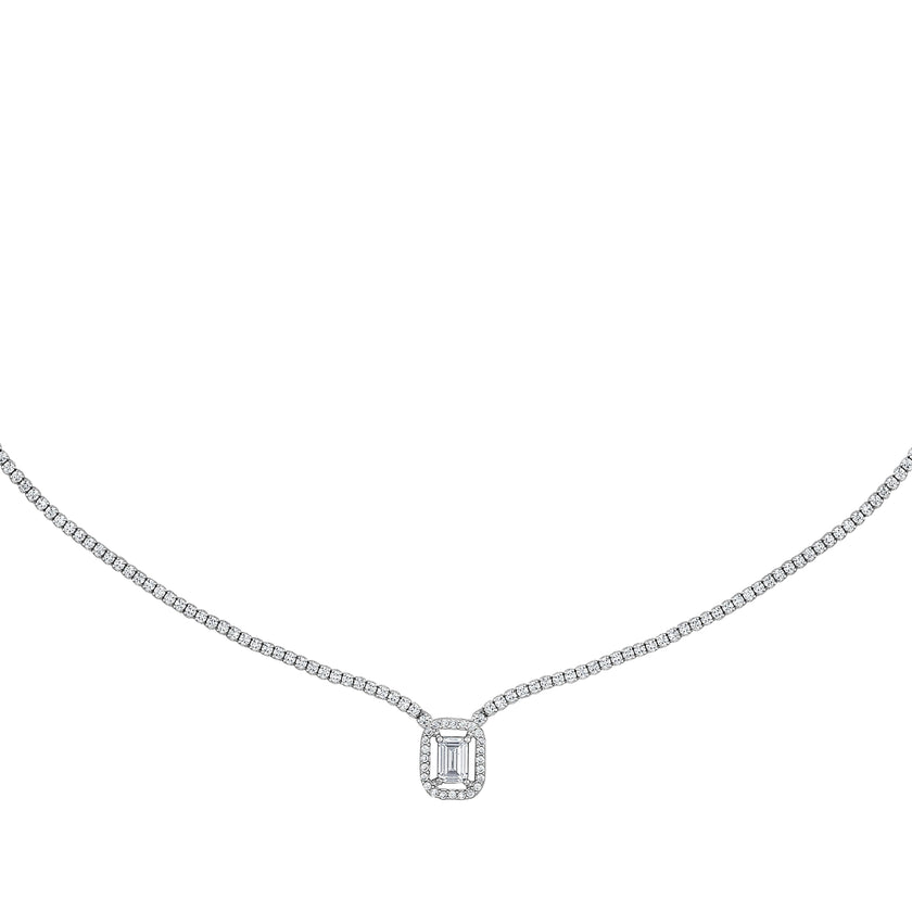 Baget 925 ayar Gümüş Suyolu Kolye