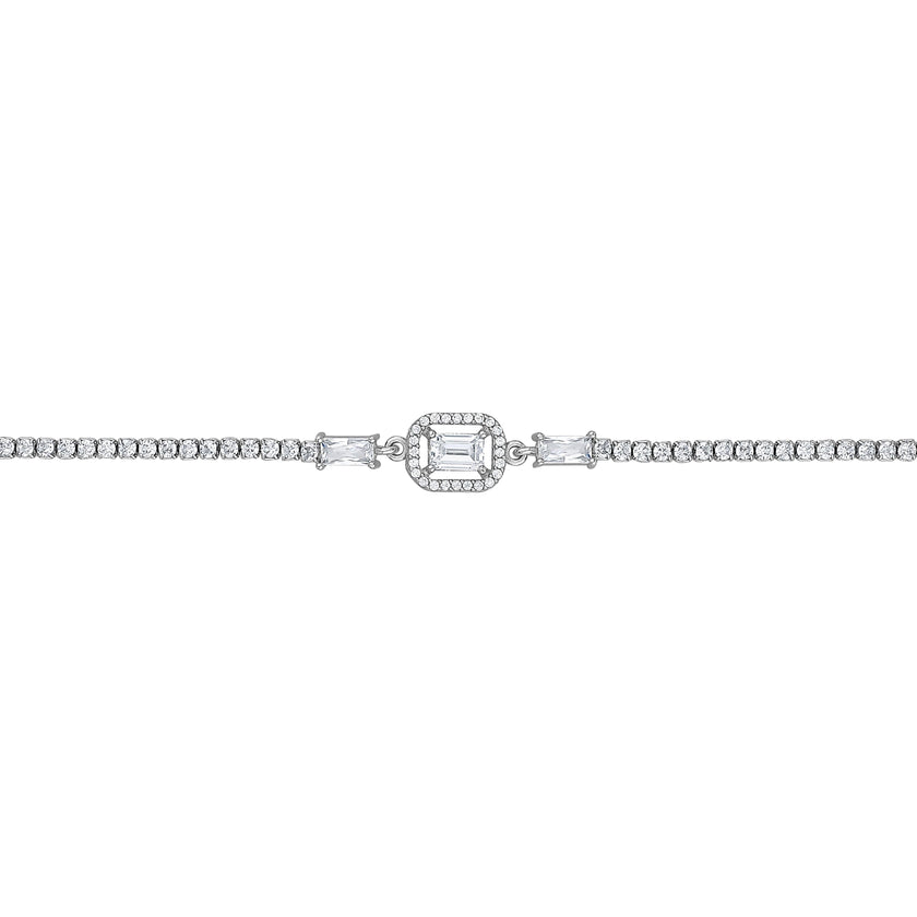 925 ayar Baget Gümüş Bileklik