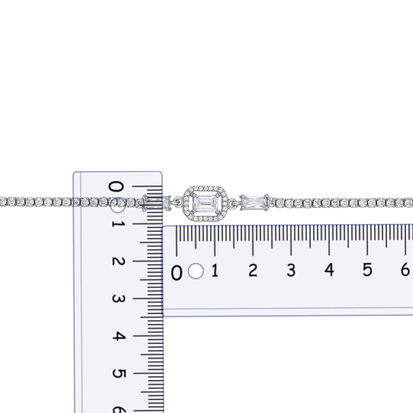 Shiny Spectra Baget Gümüş Bileklik, 925 ayar Gümüş SSBB001 - SHINY SPECTRA